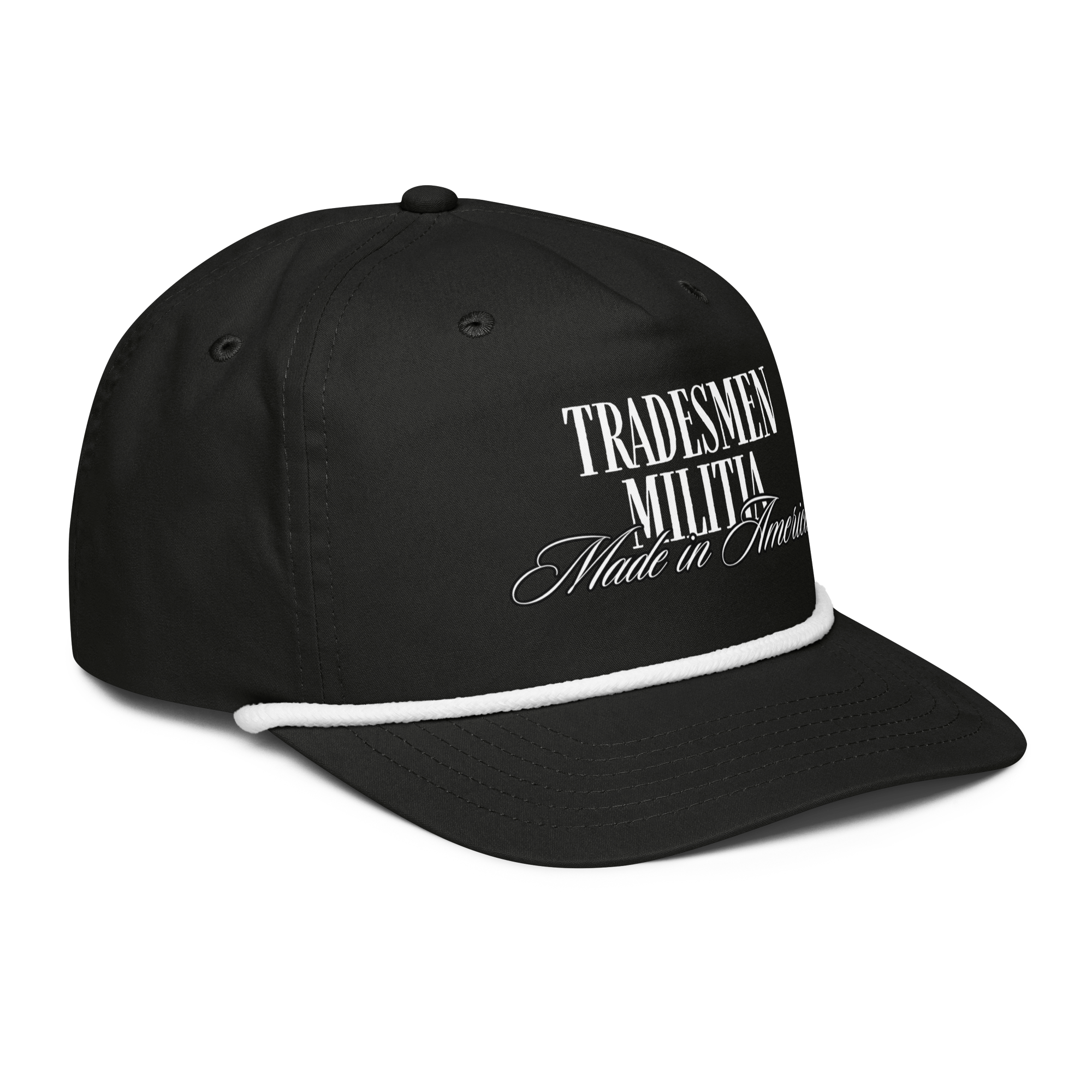 Rope Snapback Hat for Tradesmen